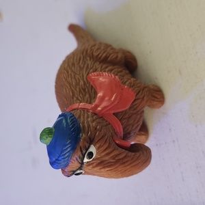 1980s Muppets Applause Sesame Street Characters Snuffleupagus with Hat PVC Toy F